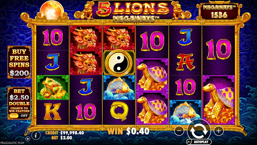 5 Löwen Megaways Online Spielen